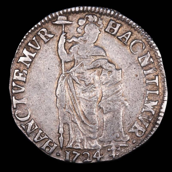 1 Gulden Overijssel, 1724. Zfr.
