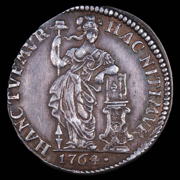 1 Gulden Overijssel, 1764. Zfr/ Pr.