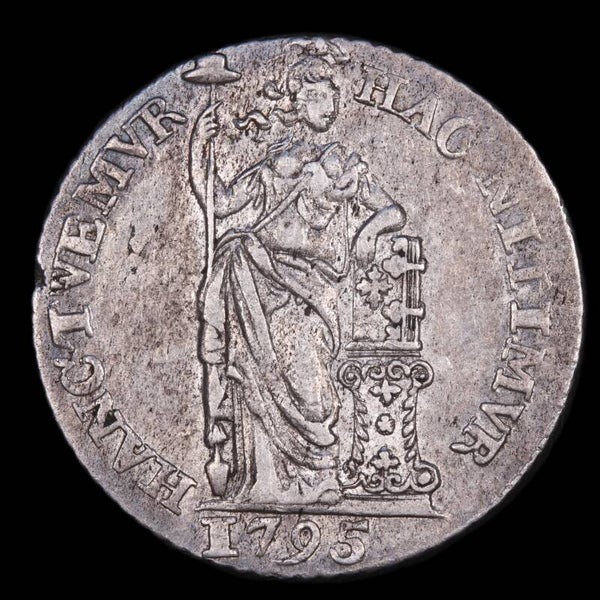 1 Gulden Holland, Bataafse republiek, 1795. Zfr/ Pr.