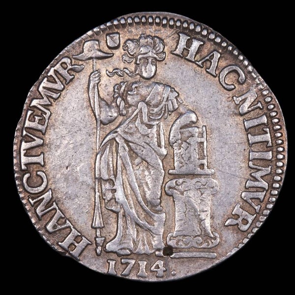 1 Gulden Utrecht, 1714. Zfr.