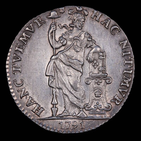 1 Gulden Utrecht, 1791. Pr+.