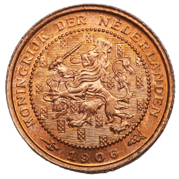 Halve cent 1906. Unc.