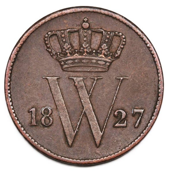 1 Cent 1827 Utrecht. Zfr+.