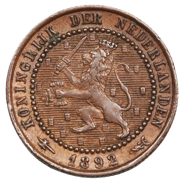 1 cent 1892. Zfr/ Pr.