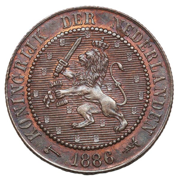 2,5 cent 1886. Pr/ Unc.