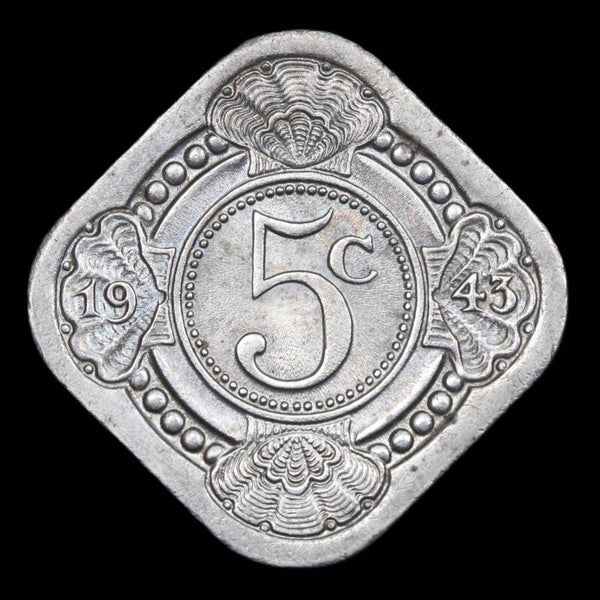 5 cent 1943. Unc.