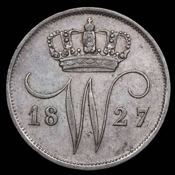 10 cent 1827 Utrecht. Zfr.