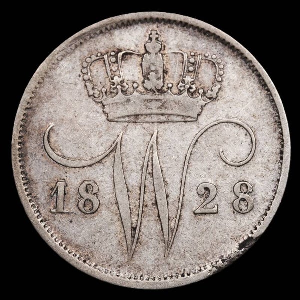 10 cent 1828 Brussel. Zfr-.