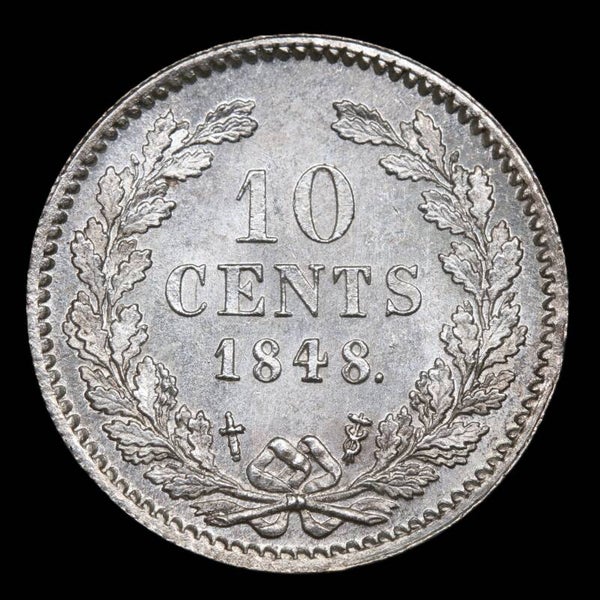 10 cent 1848. Unc.