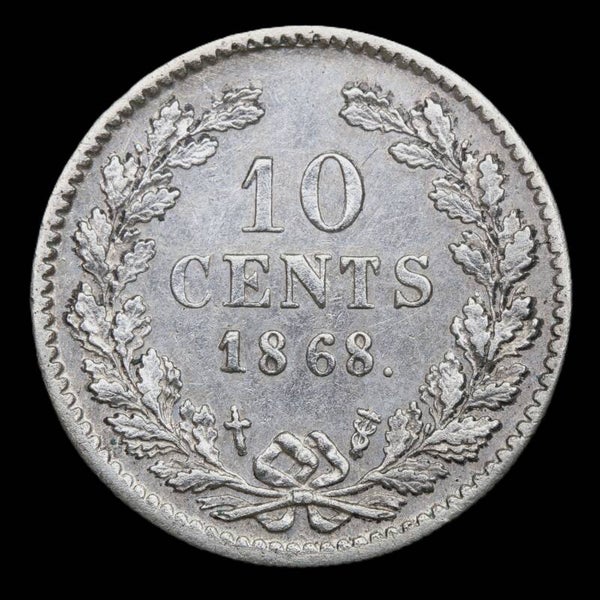 10 cent 1868. Zfr/ Pr.