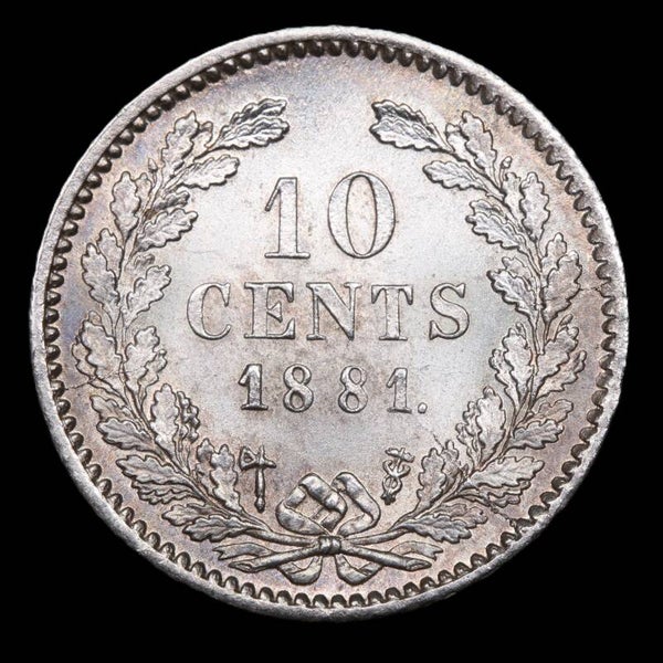 10 cent 1881. Unc.