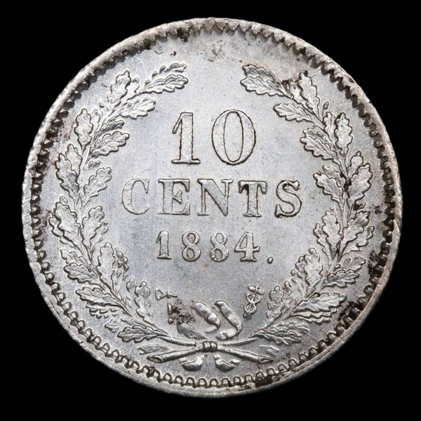10 cent 1884. Pr/ Unc.