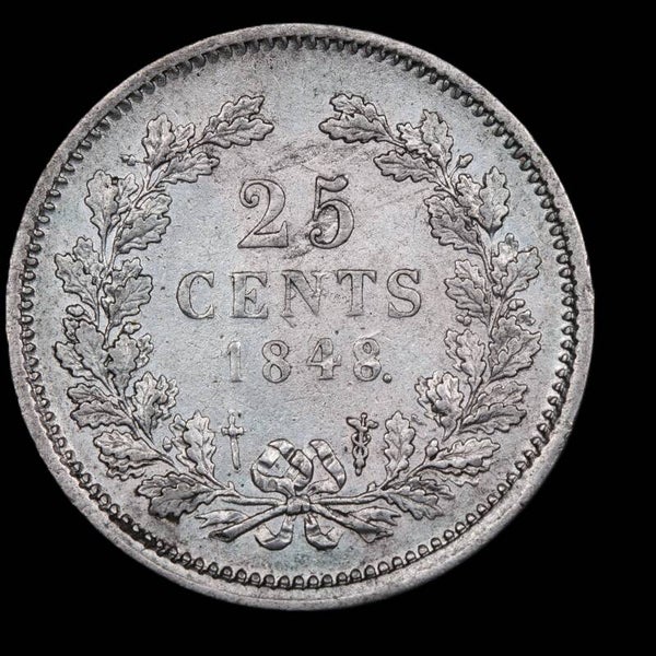 25 cent 1848. Zfr.