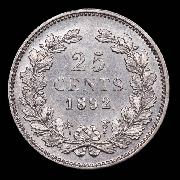 25 cent 1892. Unc.