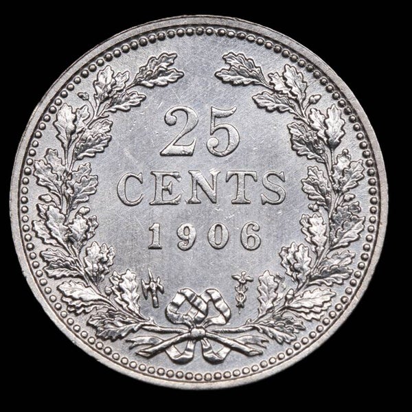 25 cent 1906. Pr/ Unc.