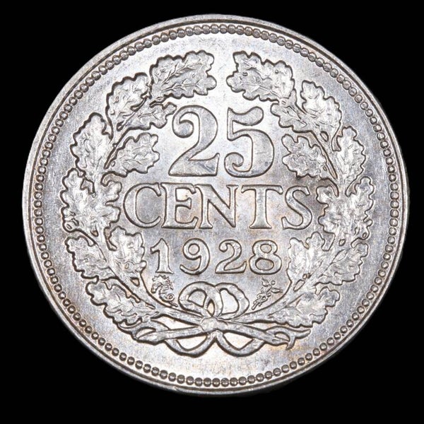25 cent 1928. Unc.