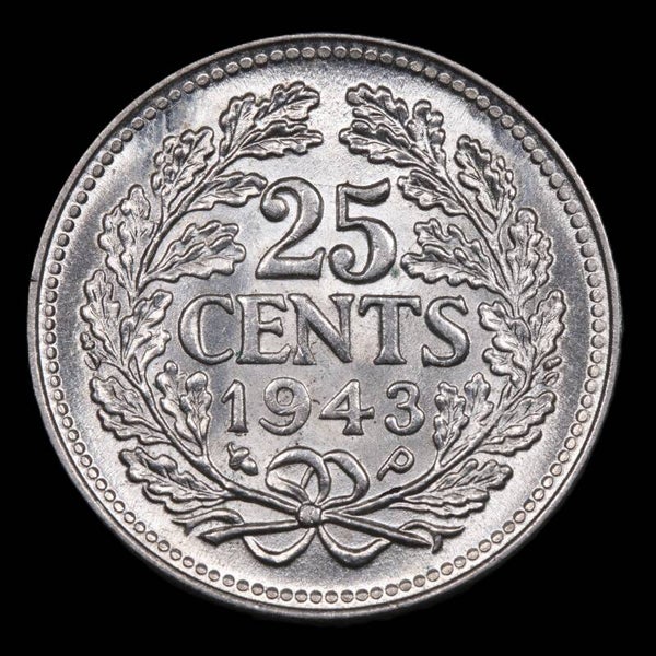 25 cent 1943 EP. Unc.