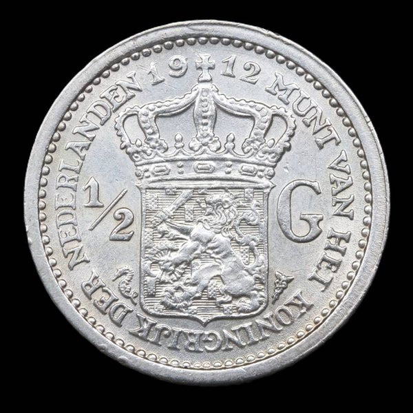 Halve gulden 1912. Pr.