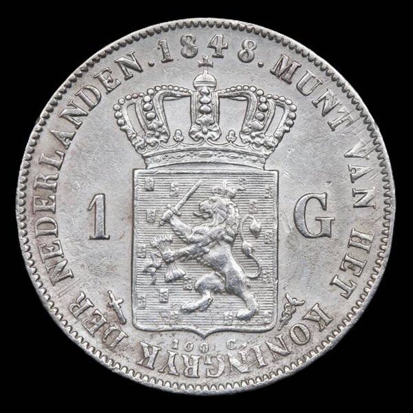1 Gulden 1848. Zfr/ Pr.