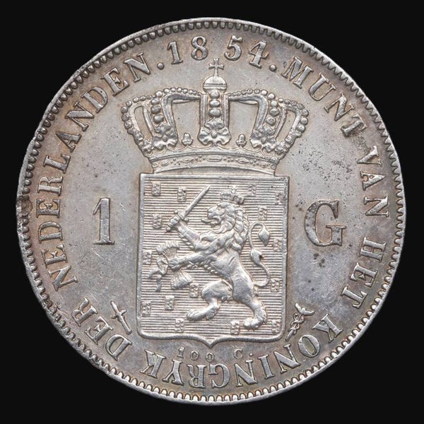 1 Gulden 1854. Pr.