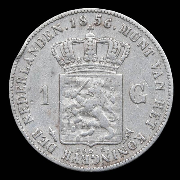 1 Gulden 1856. Fr/ Zfr.
