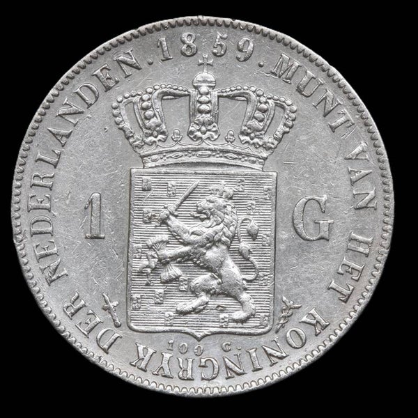 1 Gulden 1859. Pr.