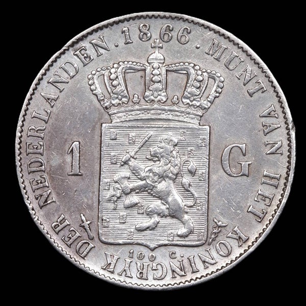 1 Gulden 1866. Zfr+.