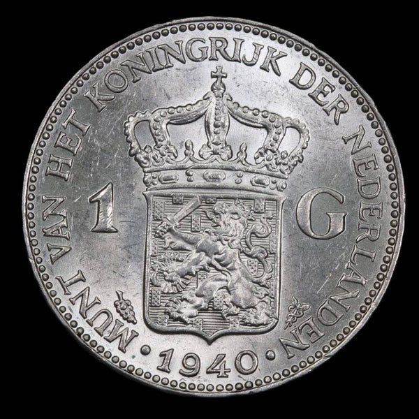 1 Gulden 1940. Unc.
