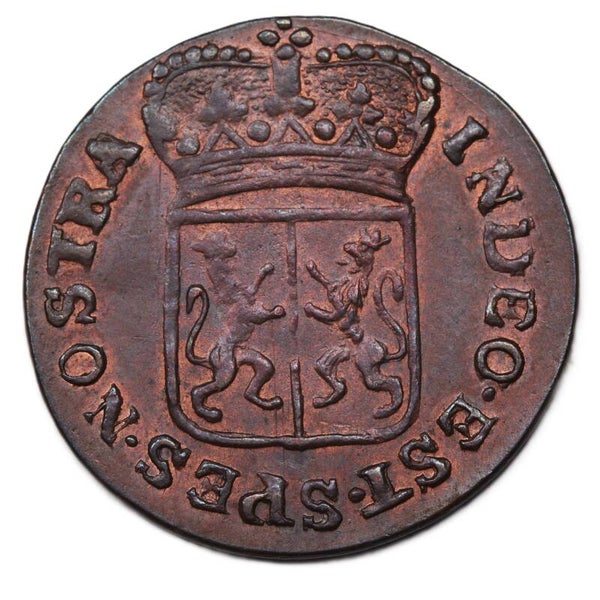Duit Gelderland. 1788. Pr/ Unc.