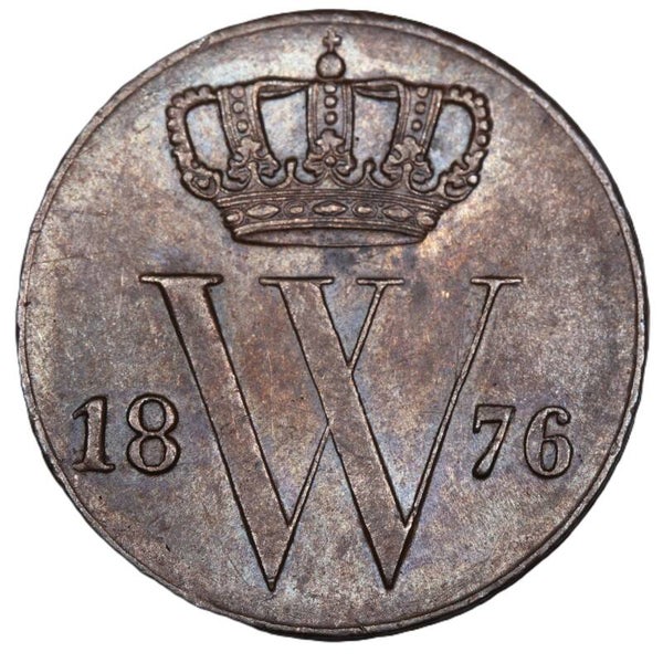 Halve cent 1876. Pr.