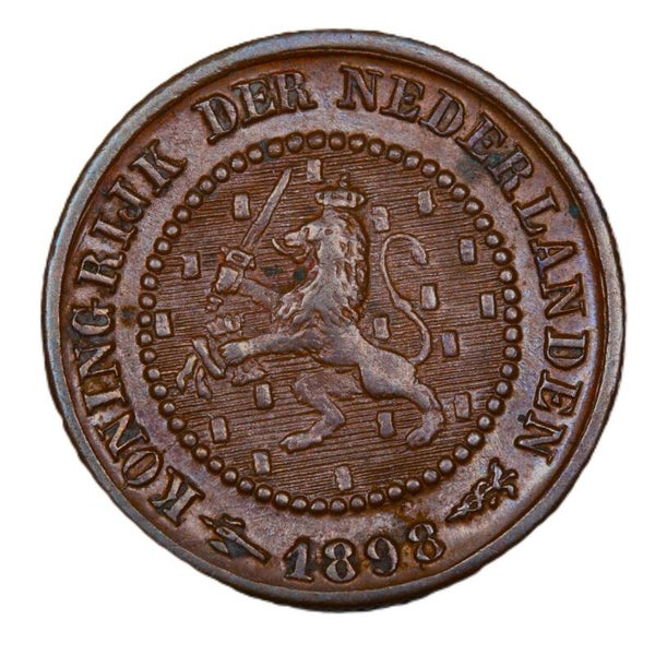 Halve cent 1898. Zfr/ Pr.