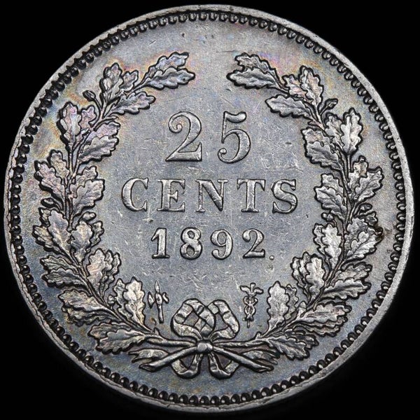 25 cent 1892. Zfr.
