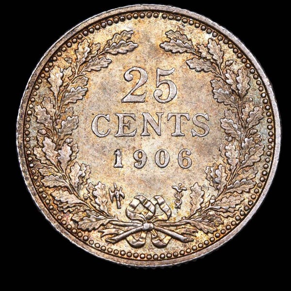 25 cent 1906. Unc.