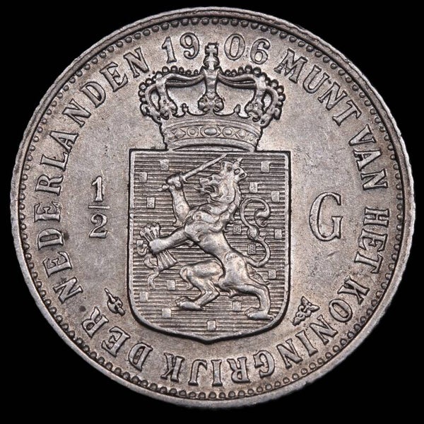 Halve gulden 1906. Zfr.