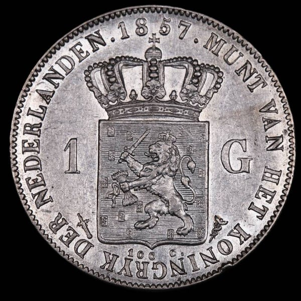 1 Gulden 1857. Pr.