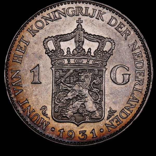 1 gulden 1931. Unc.