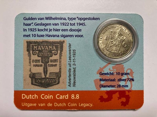 Dutch Coin Card 8.8. Nr 0044.