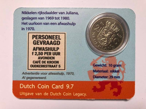 Dutch Coin Card 9.7. Nr 0059.