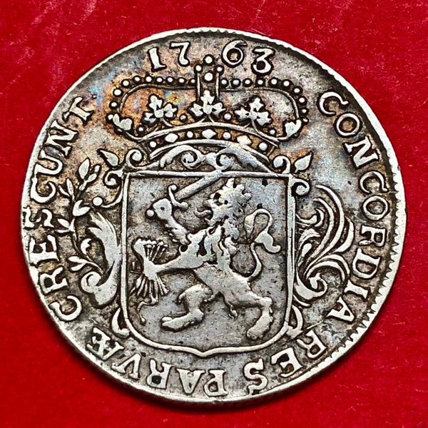 Zeeland 1/4e dukaat 1763. Zfr.