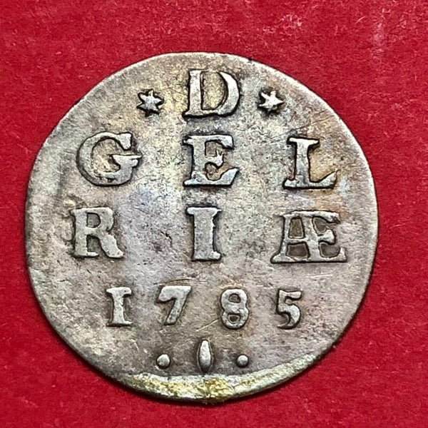 Gelderland. Dubbele wapenstuiver 1785. Zfr.