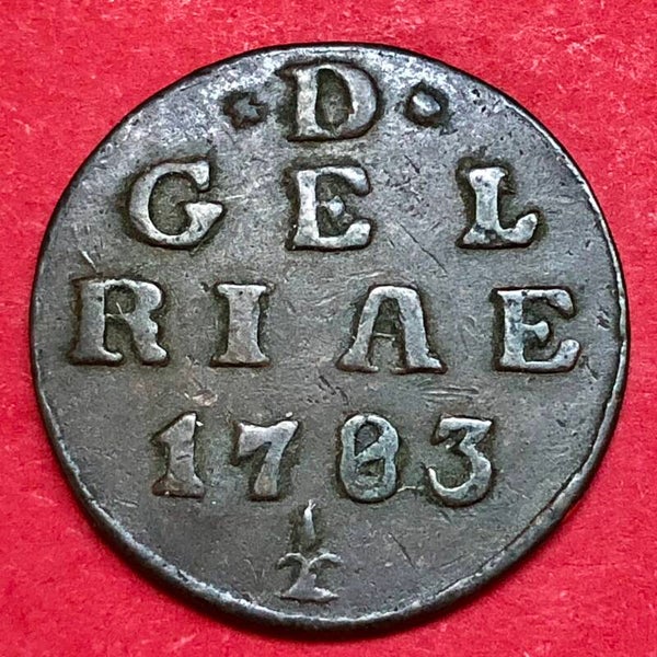 Gelderland. Duit 1783. Zfr/ Pr.