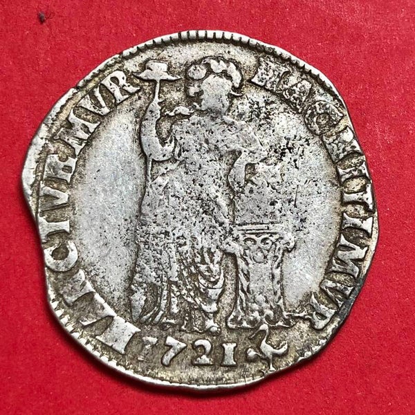 Overijssel. Gulden 1721. Fr/ Zfr.