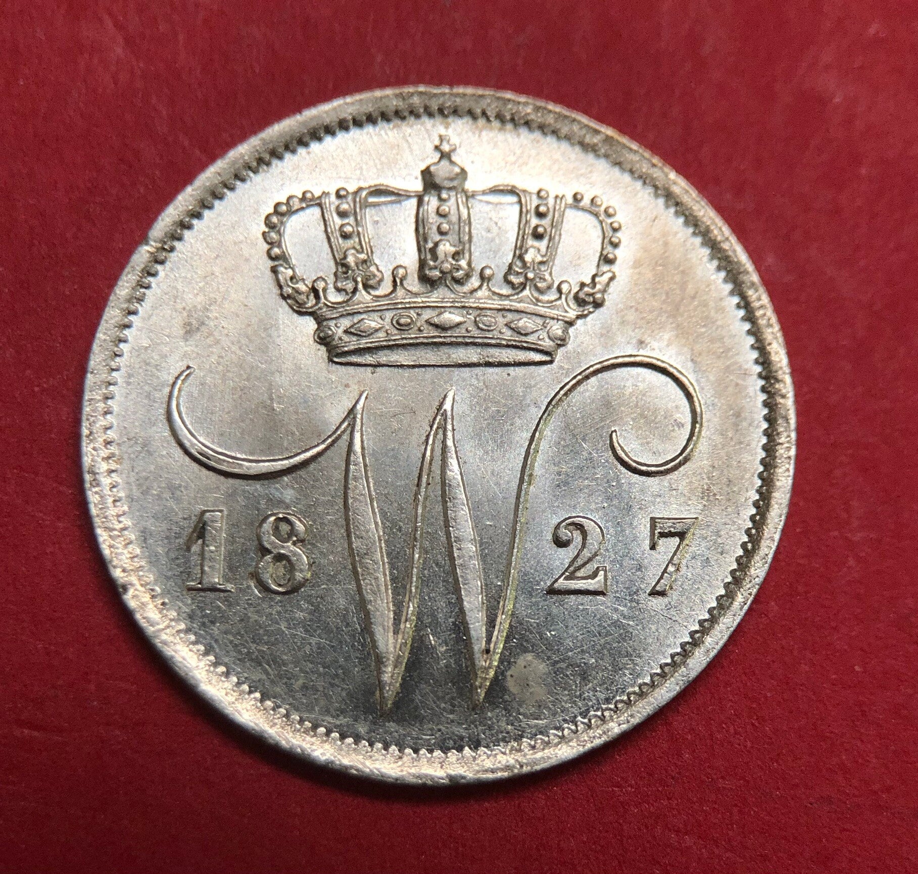 10 cent 1827 Utrecht. Unc.