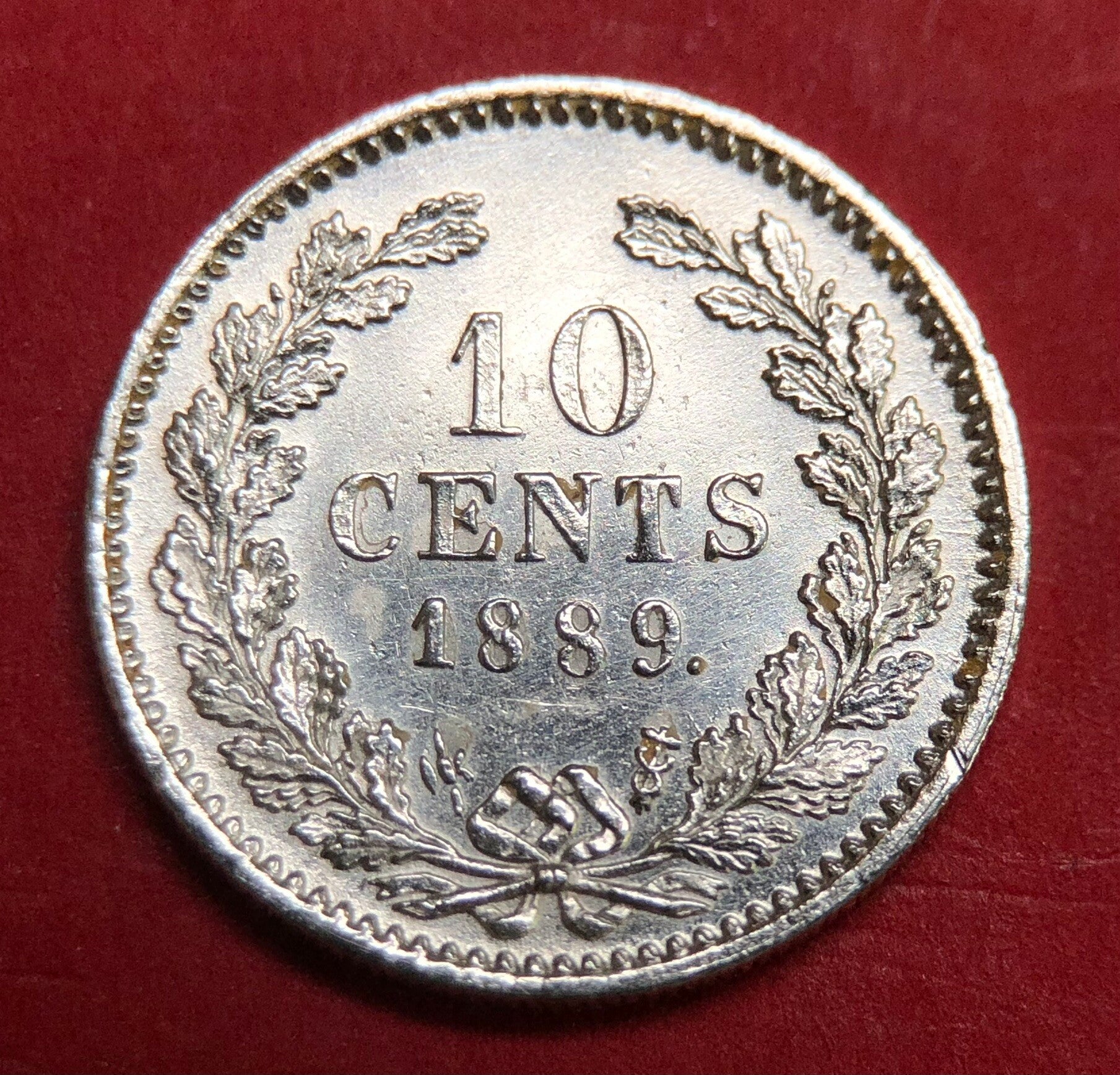 10 cent 1889. Unc.