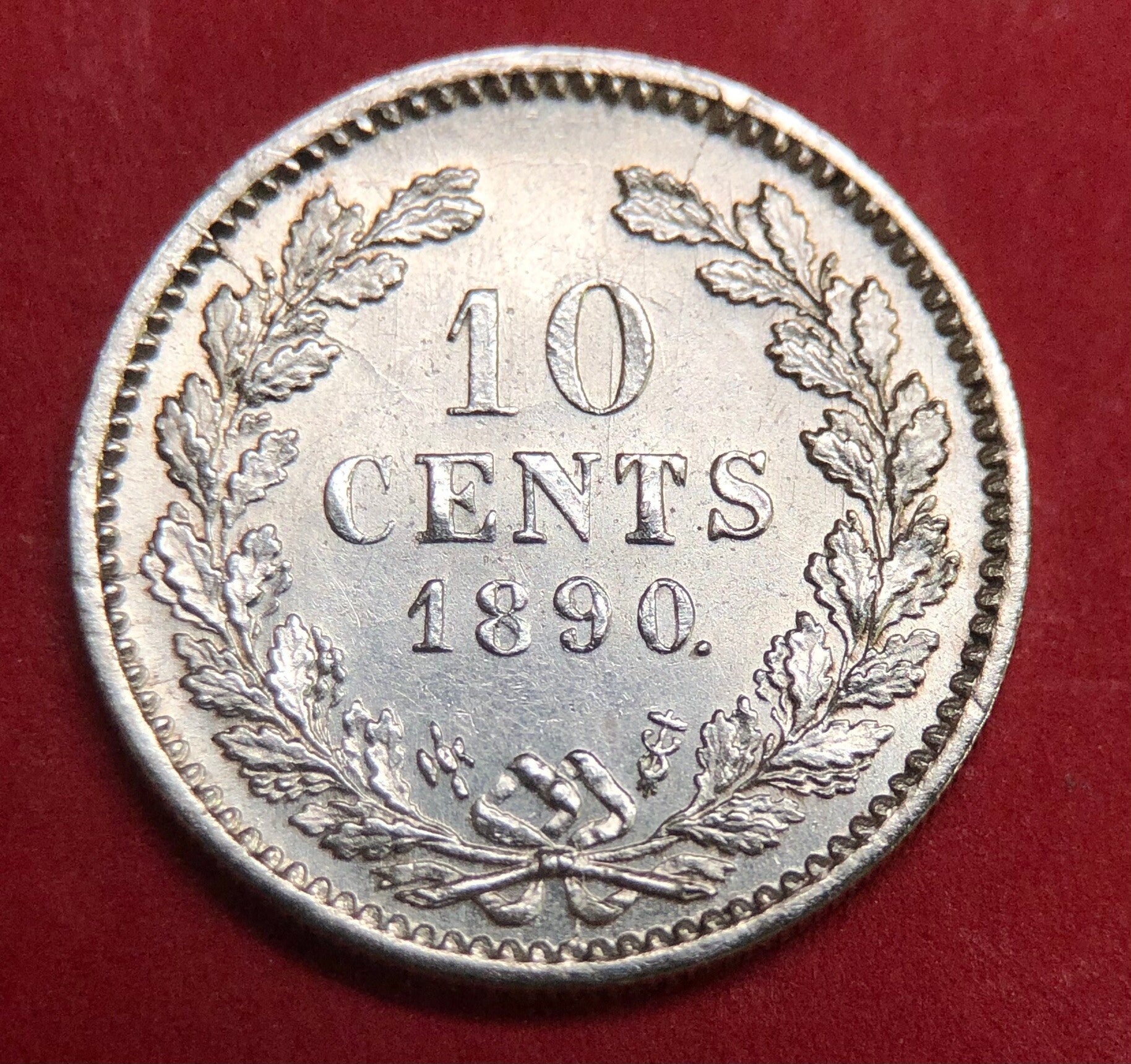 10 cent 1890. Unc.