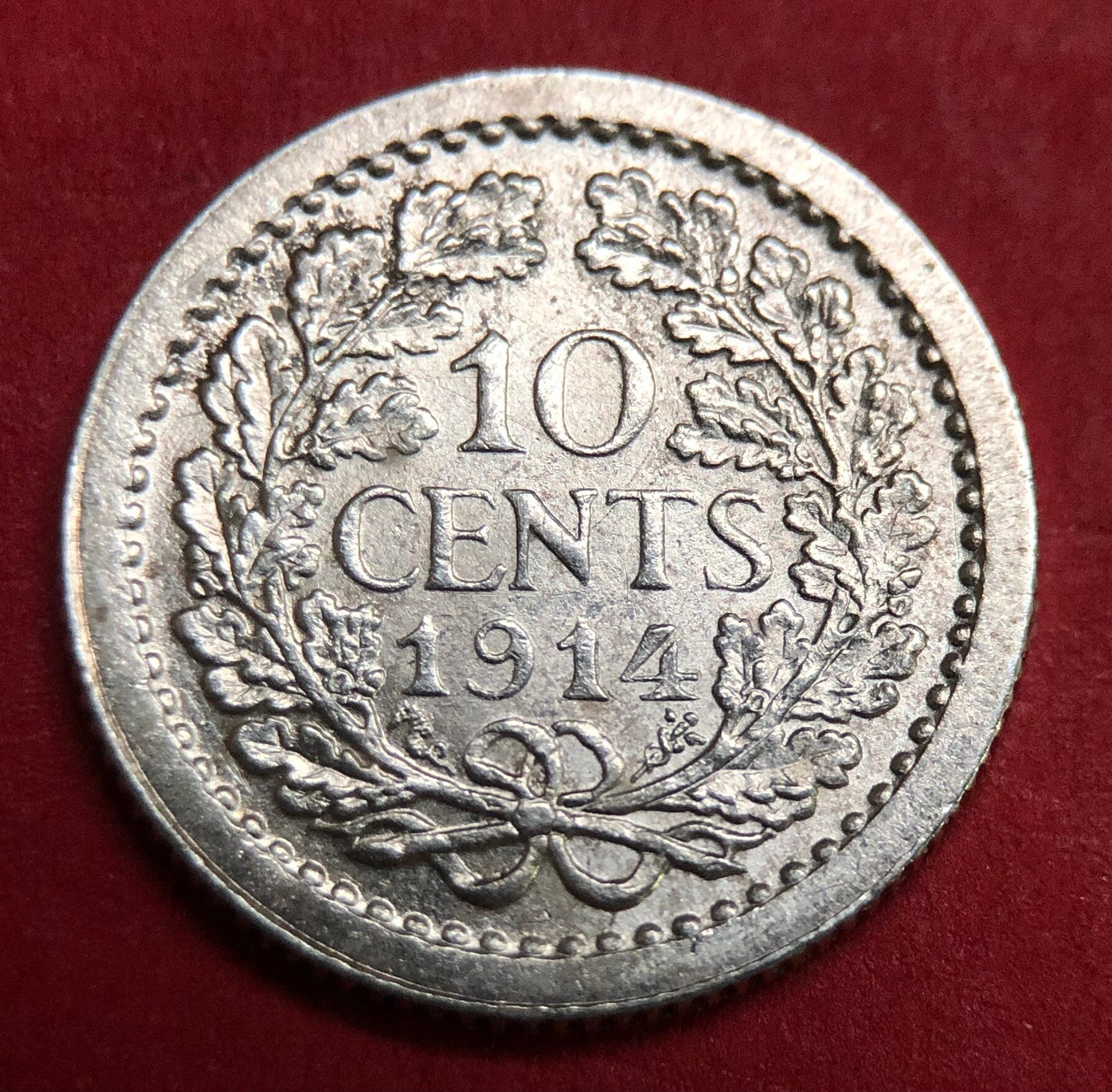 10 cent 1914. Unc.