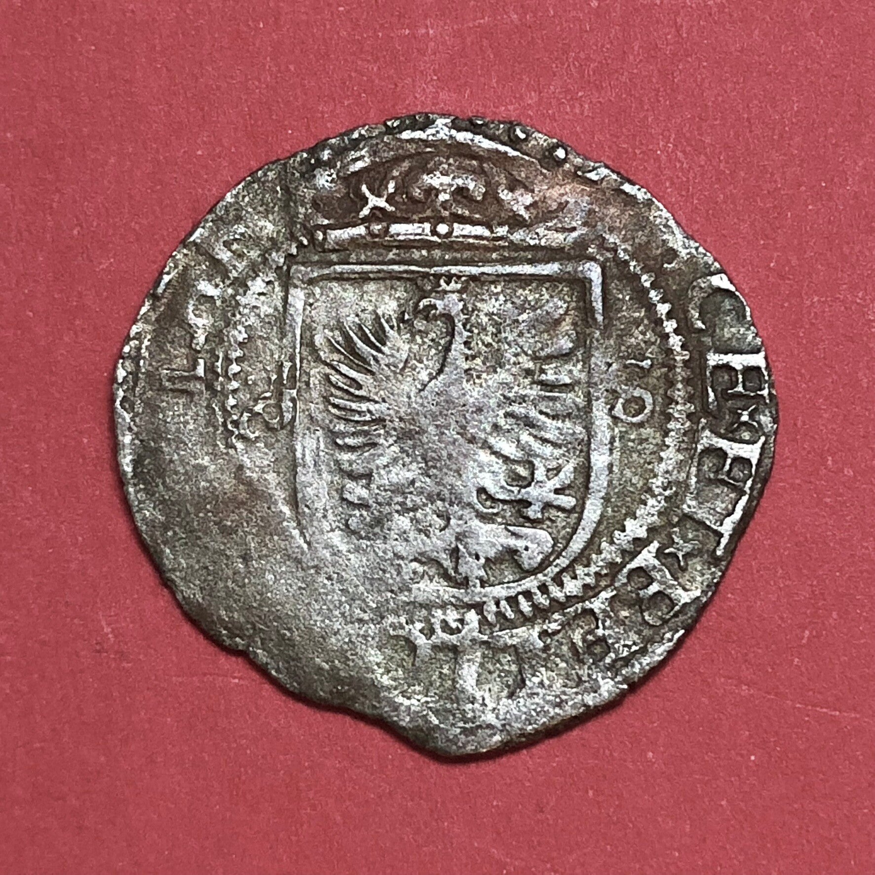 Deventer. Halve stuiver zonder jaar (1598). Zfr.