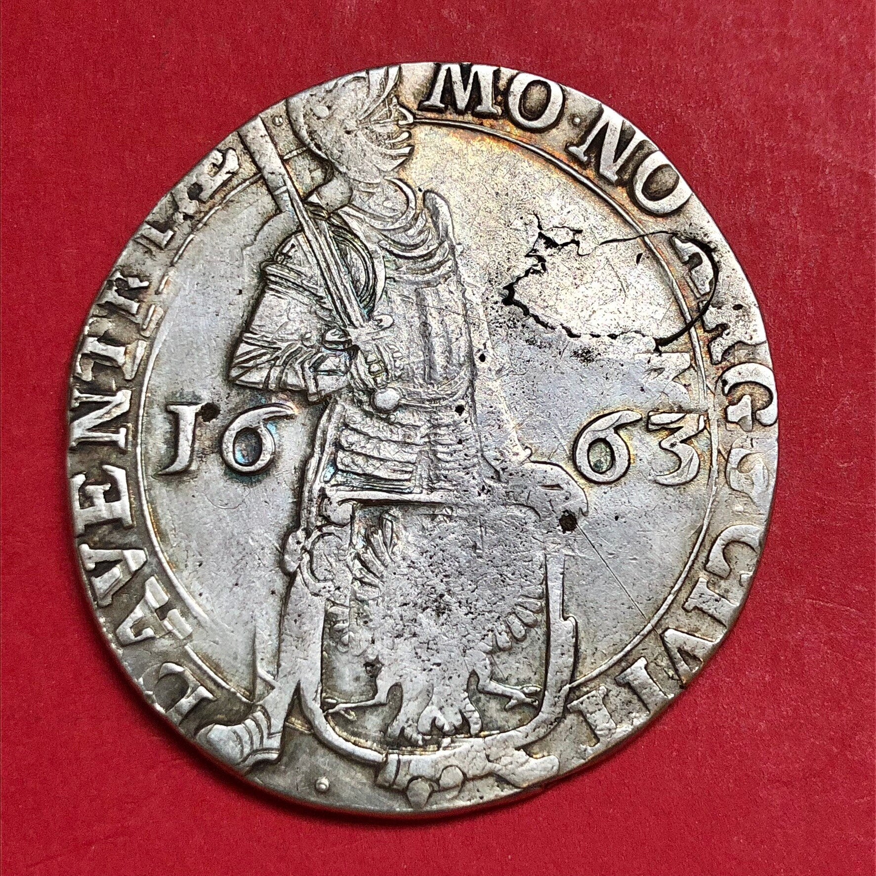 Deventer. Zilveren dukaat 1663. Zfr.