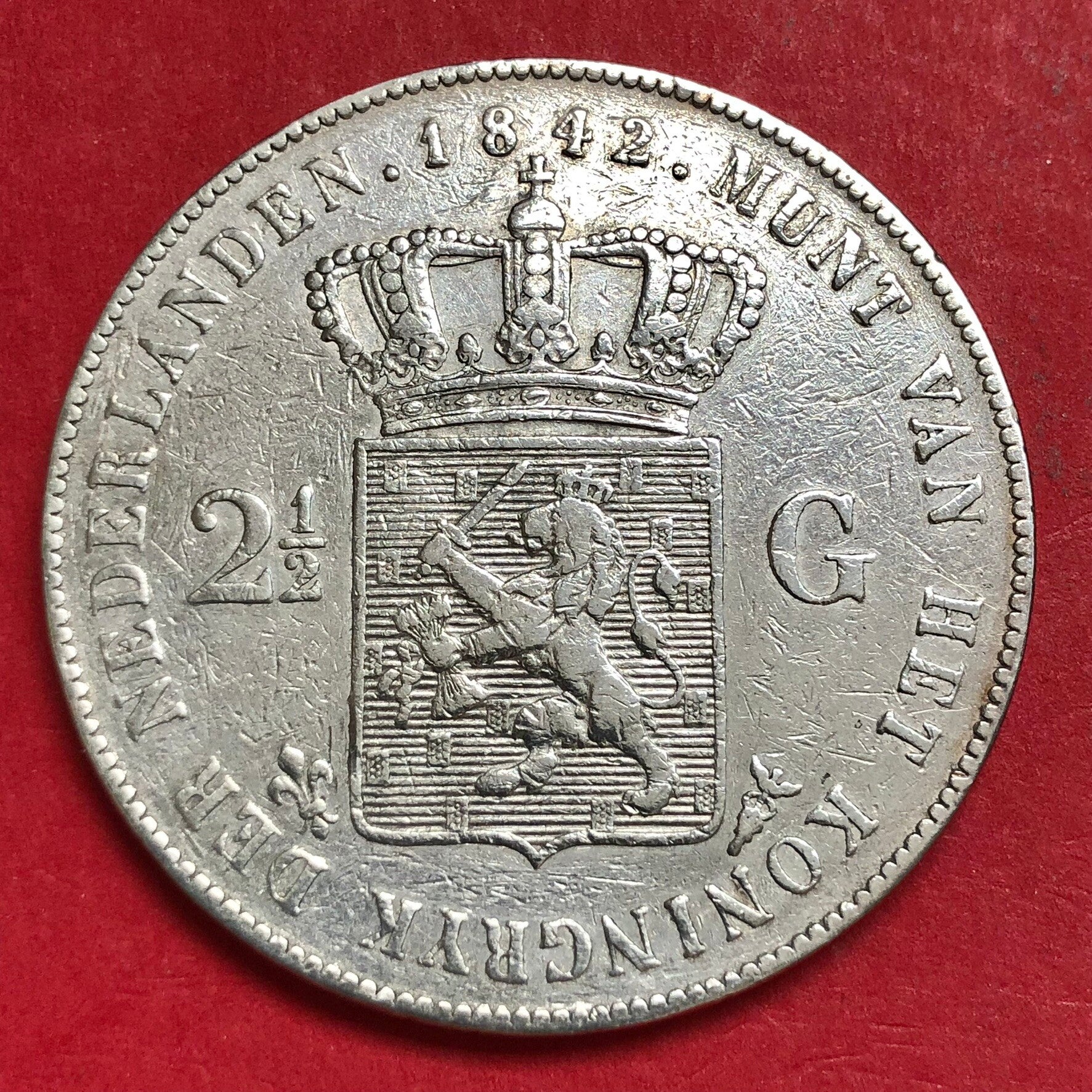 Rijksdaalder 1842. Zfr.