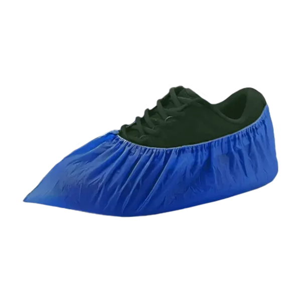 Plastic Disposable Boots – Short (Blue)